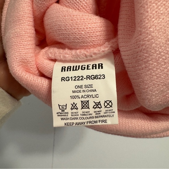 Rawgear Beanie RG623 Blush Pink One Size Unisex NWT - Picture 3 of 6